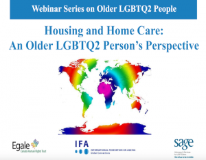 Housing and Homecare: Older LGBTQ+2 Person's Perspective