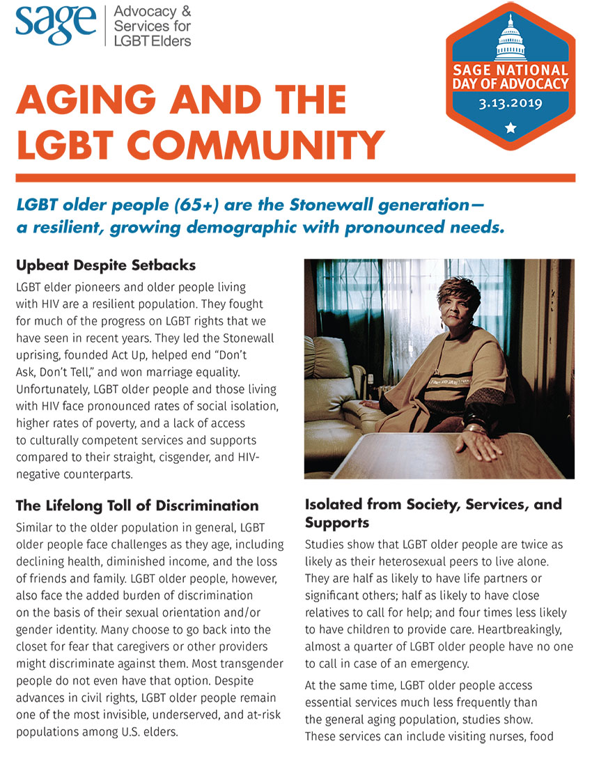 Aging and the LGBTQ+ Community