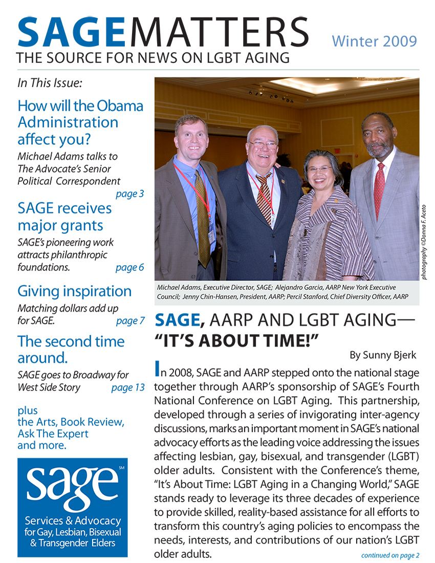 SAGEMatters: Winter 2009