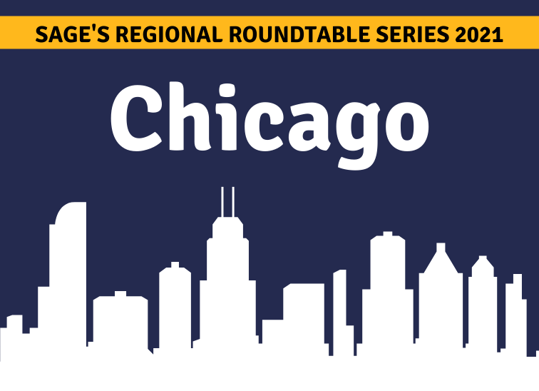 SAGE-Regional-Roundtable-flyer-chicago-skyline-on-blue-background