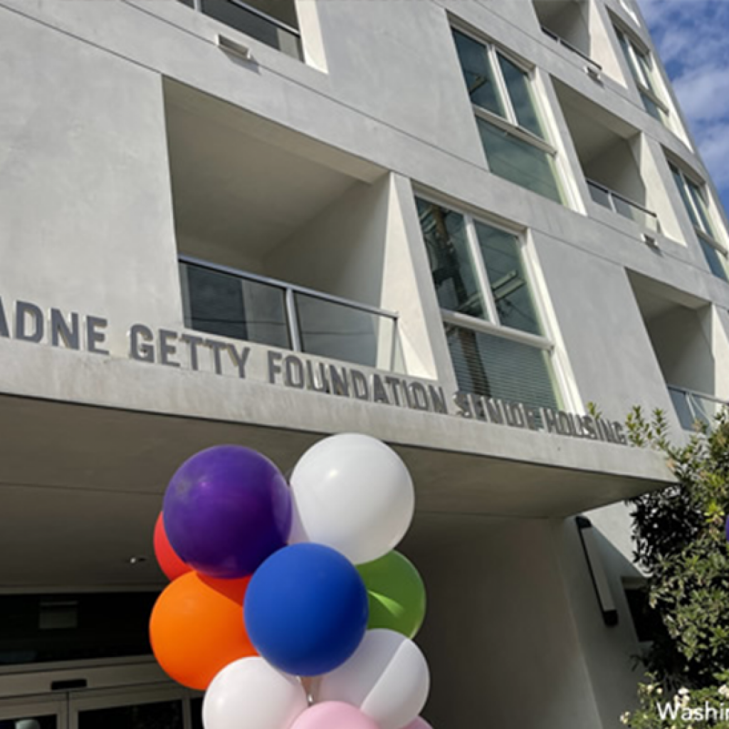 The Ariadne Getty Foundation Senior Housing facility opened this week in Los Angeles. (Blade file photo)