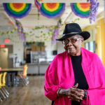 Lujira Cooper at Manhattan’s Edie Windsor SAGE Center. Photo by Neil Grabowsky/Through The Lens Studios for LGBTQ Nation.