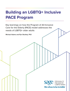 Building an LGBTQ+ Inclusive PACE Program