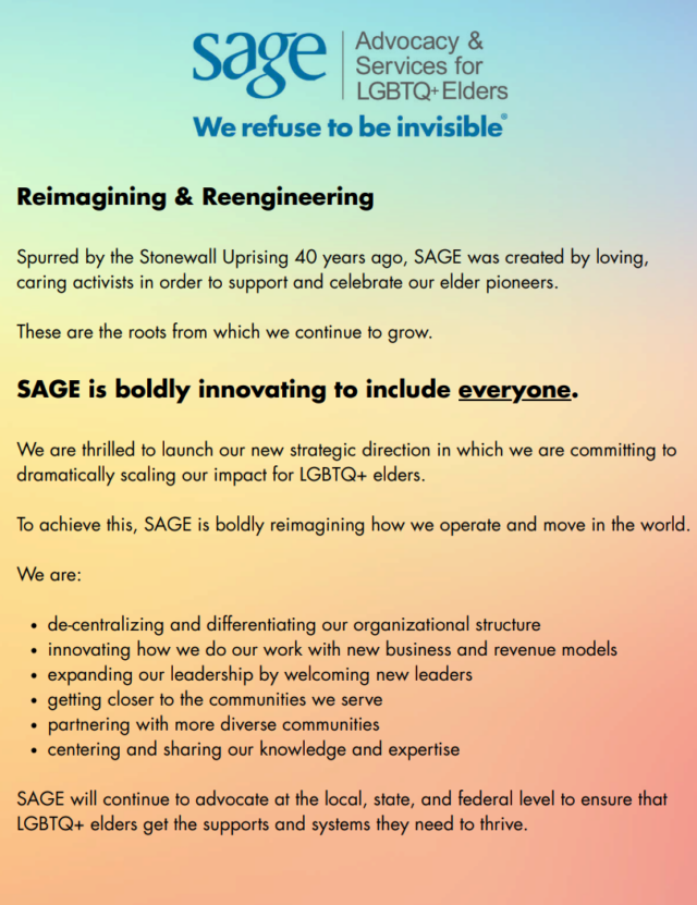 SAGE Strategic Plan